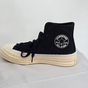Converse Chuck 70 High Top Black Suede Cream Toe Cap Men 5 Women 7 NWOB